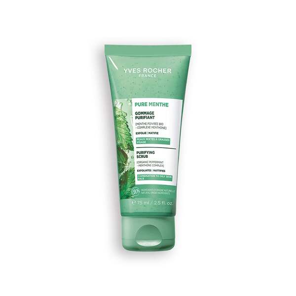 Oczyszczający peeling do twarzy z miętą pieprzową 75 ml Yves Rocher