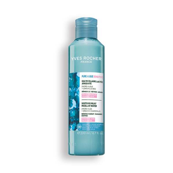 Łagodzący płyn micelarny w mleczku z mikroalgą 200 ml Yves Rocher