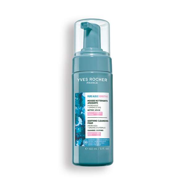Łagodząca pianka oczyszczająca z mikroalgą 150 ml Yves Rocher