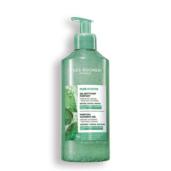 Żel oczyszczający z miętą pieprzową 390 ml Yves Rocher