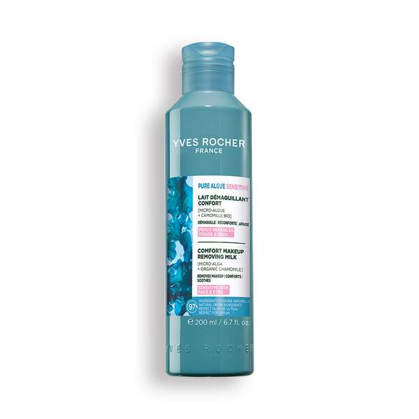 Łagodzące mleczko do demakijażu z mikroalgą 200 ml Yves Rocher