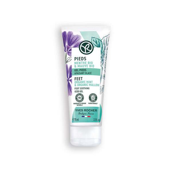 Łagodząco-chłodzący żel do stóp Mięta bio & Malwa bio Yves Rocher