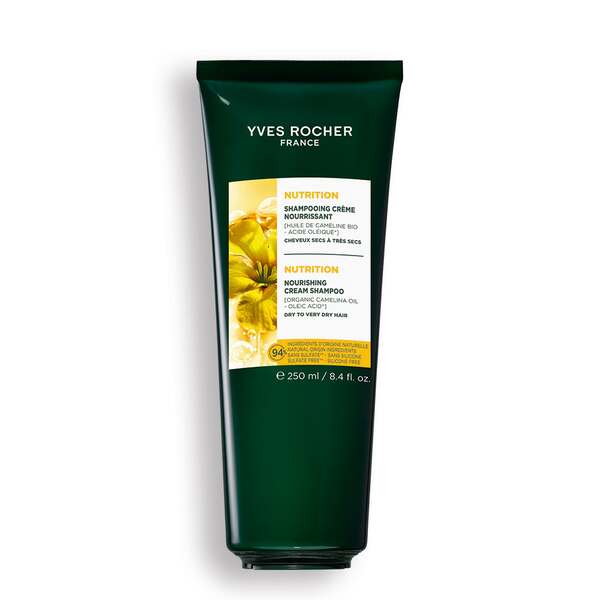 Odżywczy szampon w kremie z olejem z lnianki siewnej 250 ml Yves Rocher