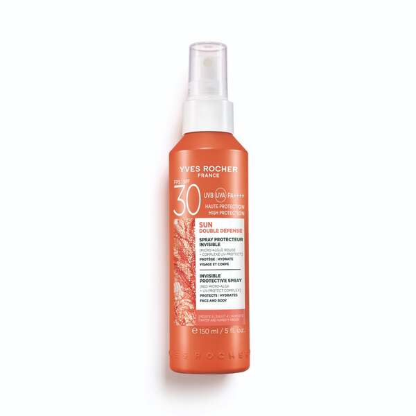 Mleczko do opalania w sprayu SPF 30 z czerwoną mikroalgą 150 ml Yves Rocher