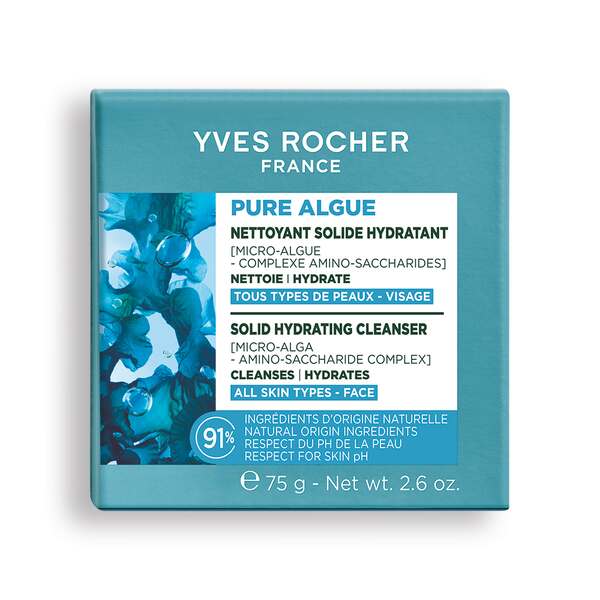 Kostka do mycia twarzy z mikroalgą 75 g Yves Rocher