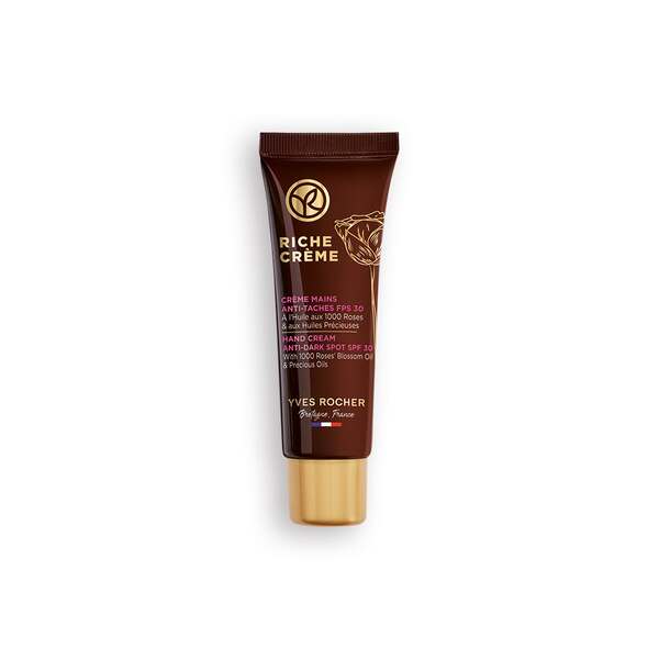 Wygładzający krem do rąk na plamy pigmentacyjne SPF 30 Yves Rocher można nabyć na stronie Yves-rocher.pl