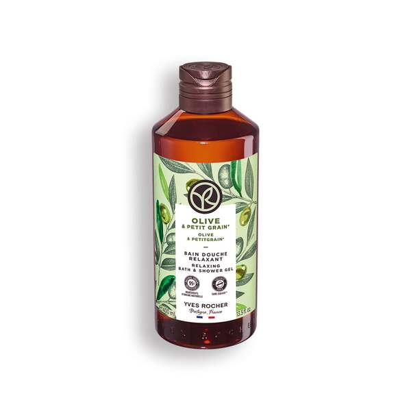 Żel pod prysznic i do kąpieli Oliwka & Petit grain 400 ml Yves Rocher można nabyć na stronie Yves-rocher.pl