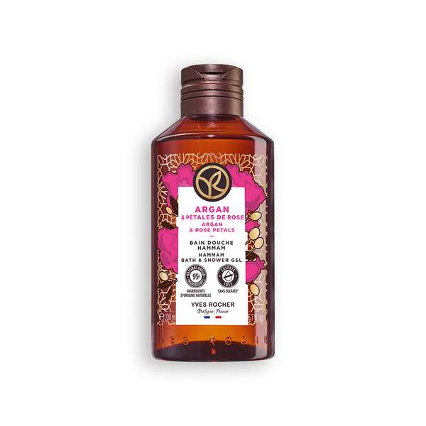 Żel pod prysznic i do kąpieli Olejek arganowy & Płatki róż 200 ml Yves Rocher