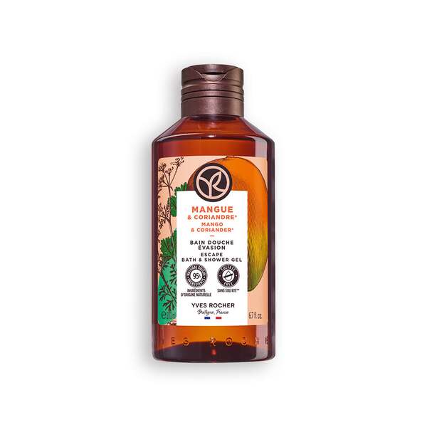 Żel pod prysznic i do kąpieli Mango & Kolendra 200 ml Yves Rocher